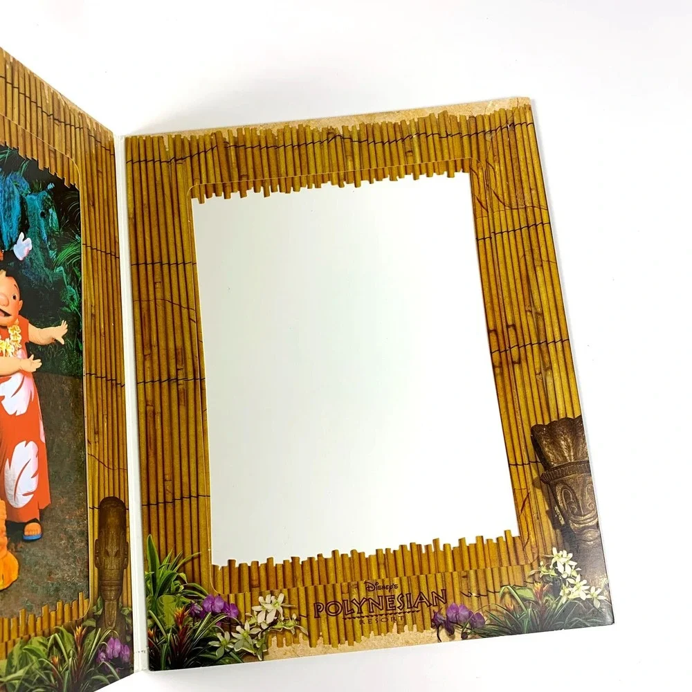 Disney Parks Ohanas Official Photo Folder Polynesian Resort Lilo Stitch Mickey +